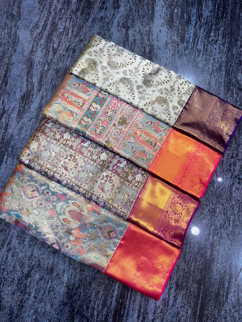 Bridal saree collection Dharmavaram Vijay Silks showroom trusted shop brides