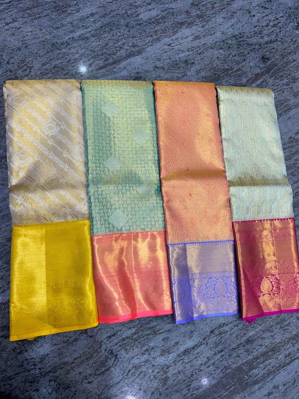 Custom saree Dharmavaram handwoven personalised silk saree design Vijay Silks