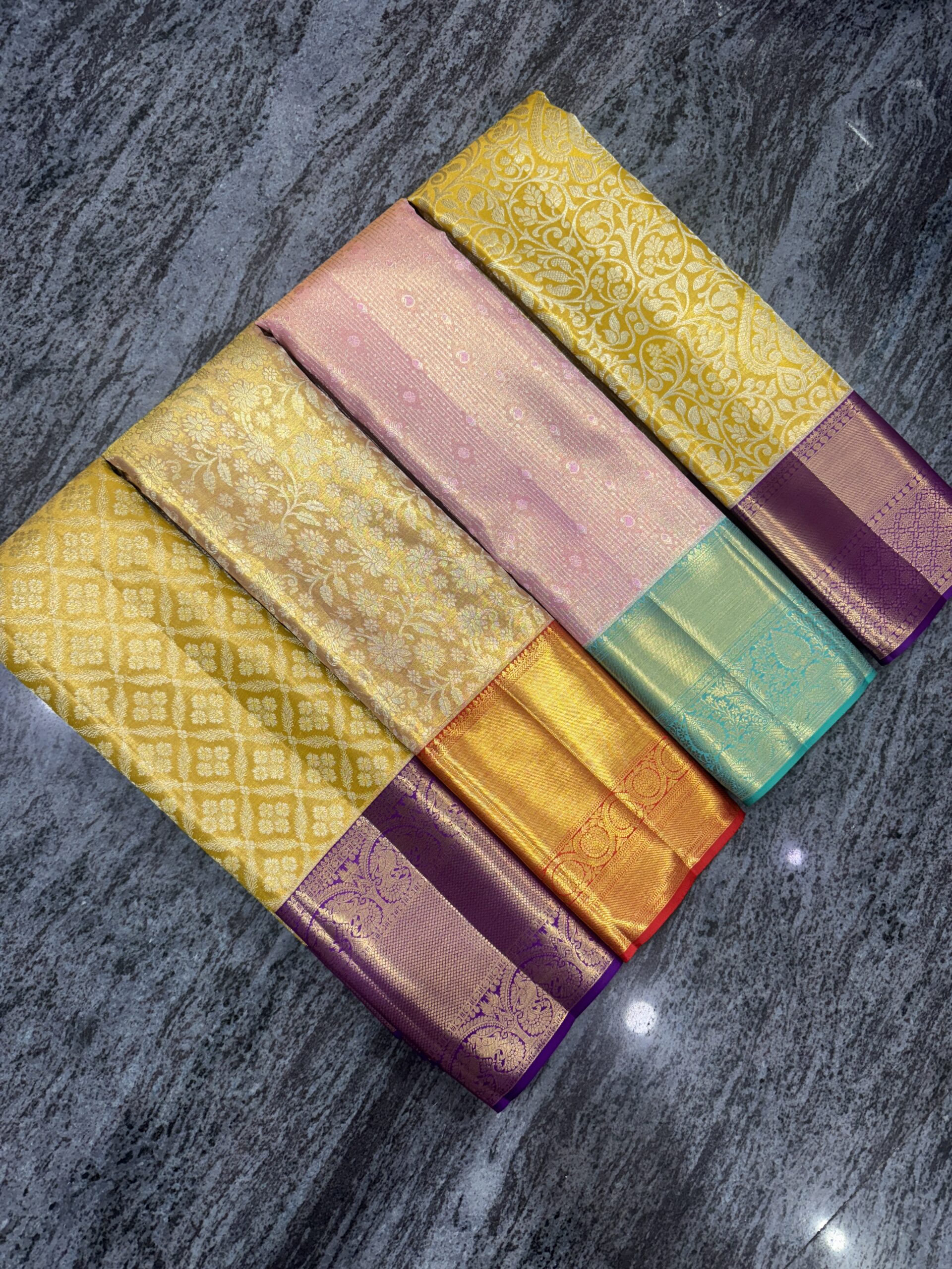 Semi pattu sarees Dharmavaram festival wedding collection affordable Vijay Silks