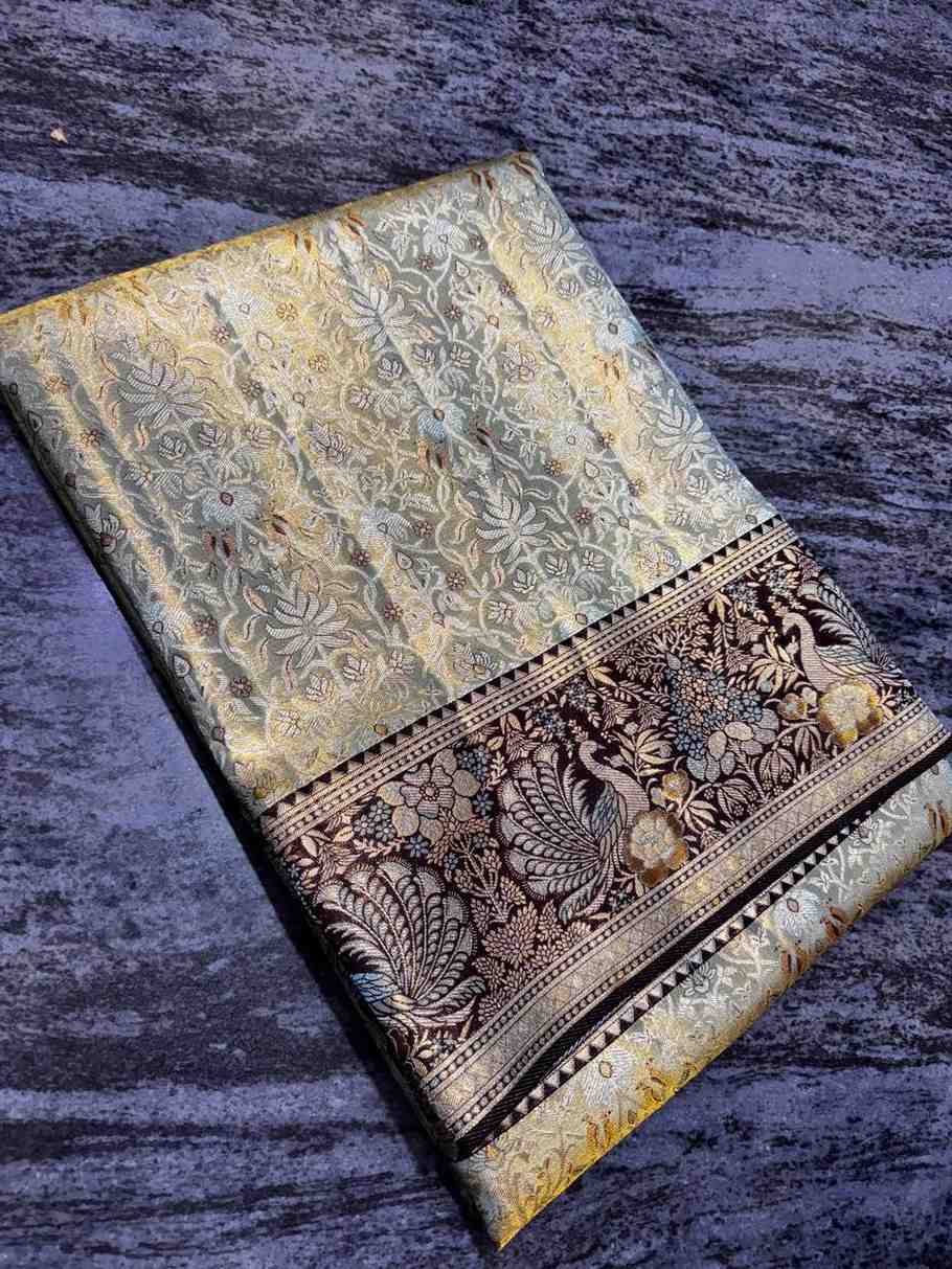 Bridal saree photos Dharmavaram grand traditional pure silk Vijay Silks showroom