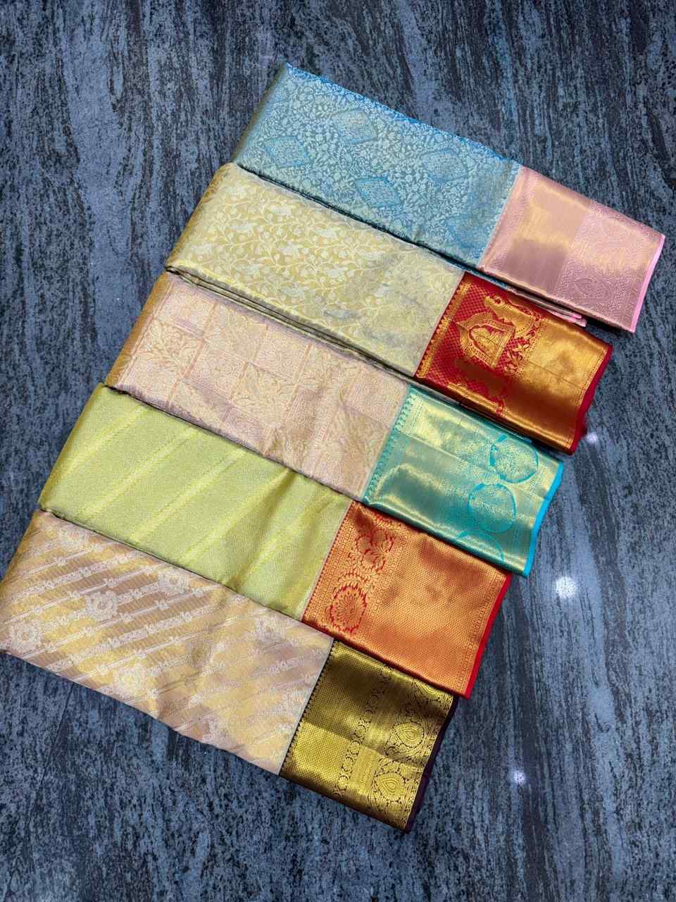 Dharmavaram silk sarees price range collection at Vijay Silks showroom